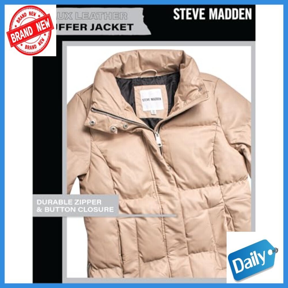 Long Puffer Jacket Weather-Resistant Insulated Winter Coat S-XL - Picture 5 of 7